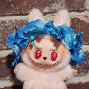 Labubu Tropical Blue Floral Headband
